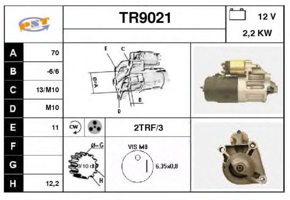 Startmotor TR9021