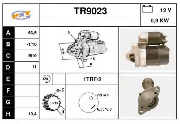 Startmotor TR9023