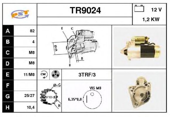 Startmotor TR9024
