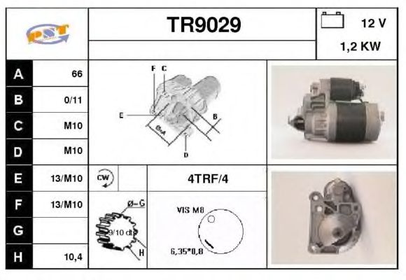 Startmotor TR9029