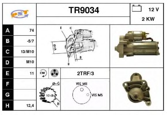 Startmotor TR9034