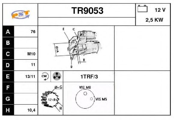 Mars motoru TR9053