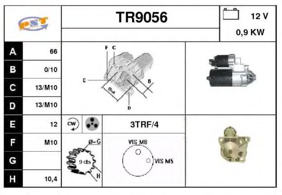 Startmotor TR9056