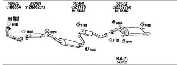 Exhaust System VOT07920A