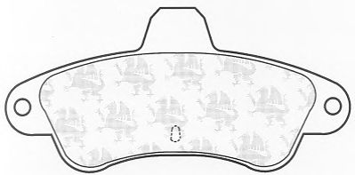 Комплект тормозных колодок, дисковый тормоз BP766