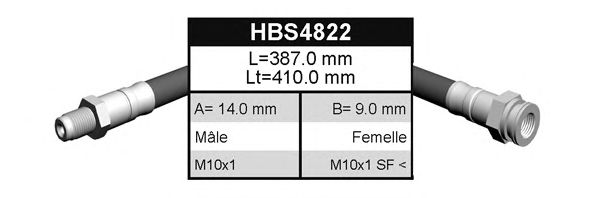 Flessibile del freno BFH4822