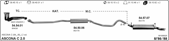 Exhaust System 561000025