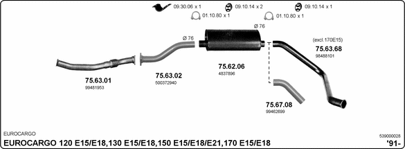 Exhaust System 539000028