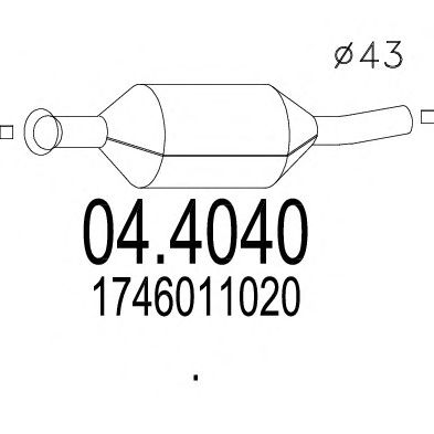Catalytic Converter 04.4040