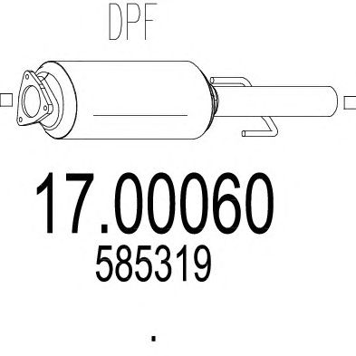 Ruß-/Partikelfilter, Abgasanlage 17.00060