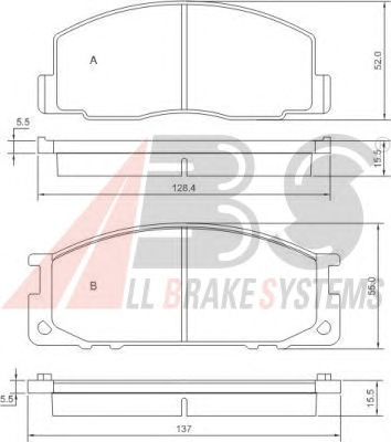 Brake Pad Set, disc brake 36701