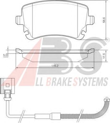 Brake Pad Set, disc brake 37368