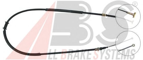 Cable, parking brake K10577