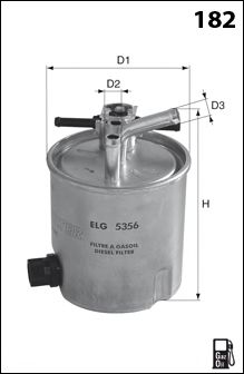 Топливный фильтр ELG5356