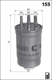 Filtro combustible ELG5290
