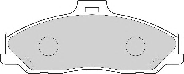 Комплект тормозных колодок, дисковый тормоз FD6991A