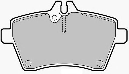 Brake Pad Set, disc brake FD7161A