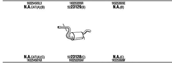 Exhaust System SKH18478B