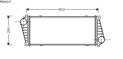 Interkoeler, tussenkoeler MSA4217