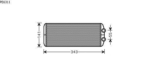 Radiador de calefacción PE6311