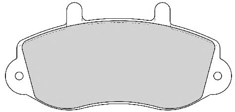 Комплект тормозных колодок, дисковый тормоз AVR113