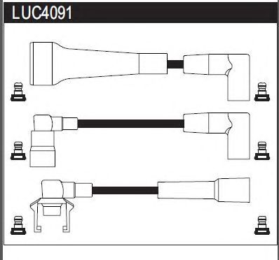 Комплект проводов зажигания LUC4091