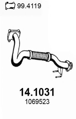 Exhaust Pipe 14.1031