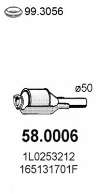 Catalytic Converter 58.0006