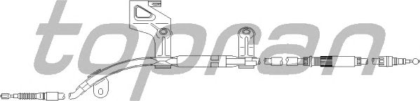 Трос, тормозной механизм рабочей тормозной системы 112 154