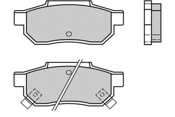 Brake Pad Set, disc brake 12-0396