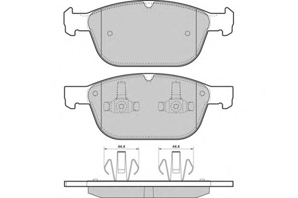 Brake Pad Set, disc brake 12-1475