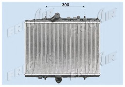 Radiator, engine cooling 0103.3081