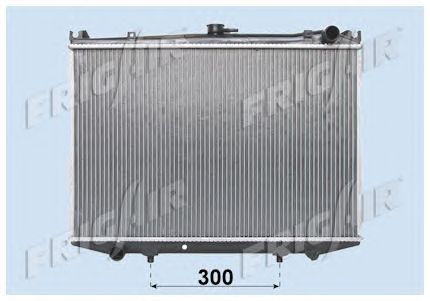 Radiator, engine cooling 0121.3045