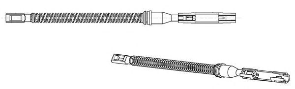 Cable, parking brake OP02177