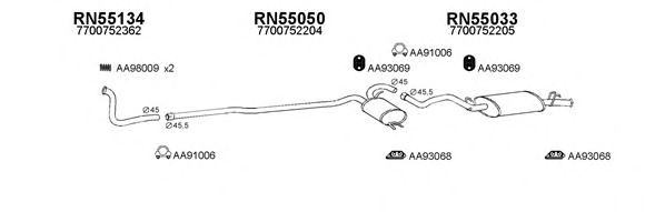 Exhaust System 550017