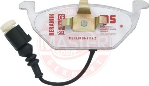 Комплект тормозных колодок, дисковый тормоз 13-0460-7051-2-SET-MS