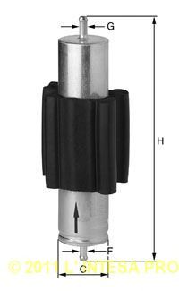 Fuel filter XN363