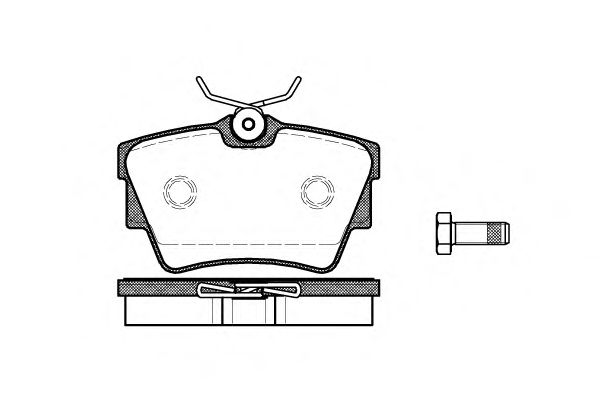Комплект тормозных колодок, дисковый тормоз P4913.10