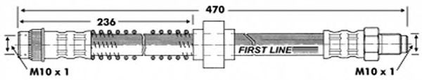 Tubo flexible de frenos FBH6639