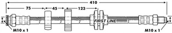 Tubo flexible de frenos FBH6641