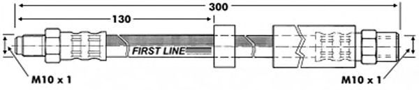 Tubo flexível de travão FBH6764