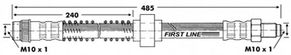 Tubo flexible de frenos FBH6769