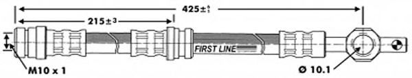 Tubo flexível de travão FBH6818