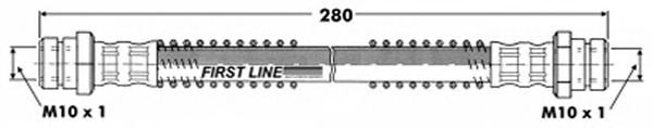 Тормозной шланг FBH7043