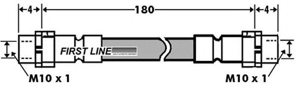 Tubo flexible de frenos FBH7394