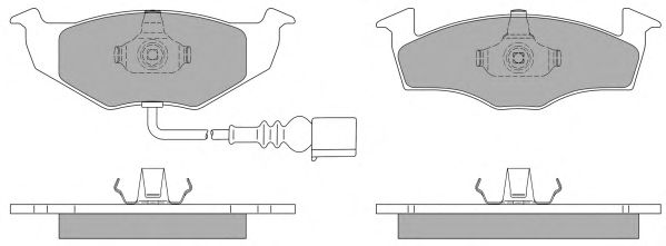 Комплект тормозных колодок, дисковый тормоз FBP-0985-01