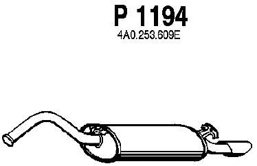 Bagerste lyddæmper P1194