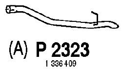Tubo gas scarico P2323