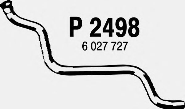 Exhaust Pipe P2498