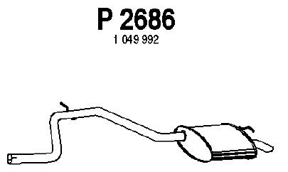Silenciador posterior P2686